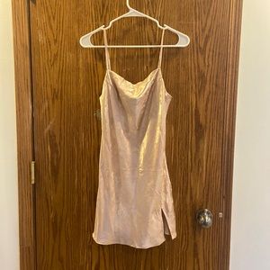 Champagne princess polly slip dress